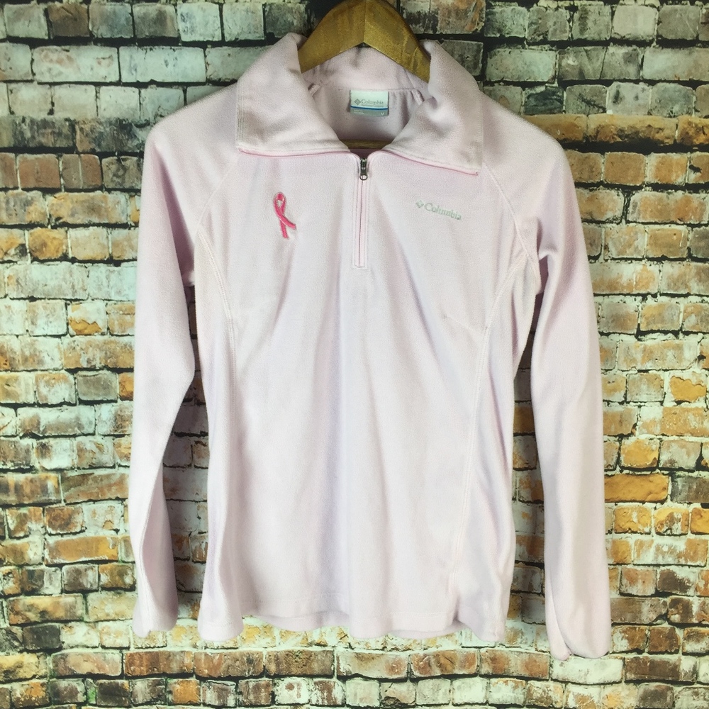 Columbia Breast Cancer Quarter Zip Pullover